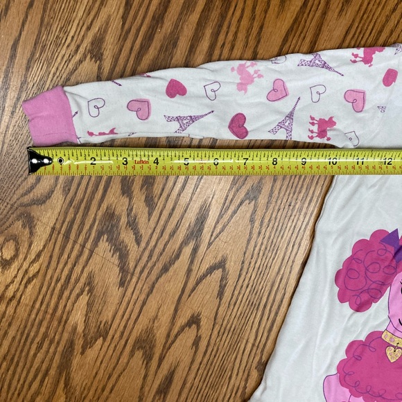 🐩💕BABIES-R-US💕🐩 longsleeve shirt 100%cotton sz 4Tpink poodle front/backGUC🎀 - Picture 6 of 7